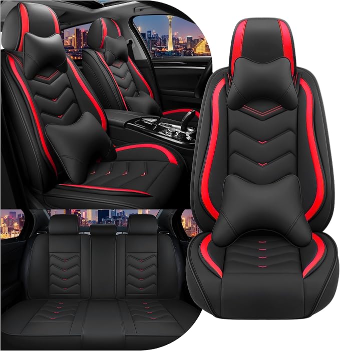 Car Seat Covers for Chrysler Pacifica 2004-2025, Stylish Sport Seat Cover by Unknown