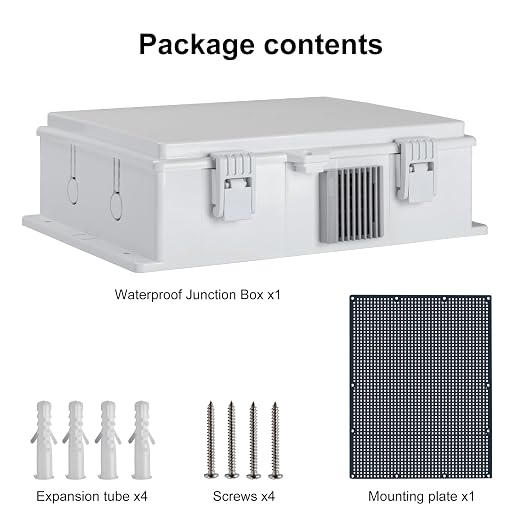 Outdoor Electrical Junction Box, ABS Water Resistant Enclosure - Image 7