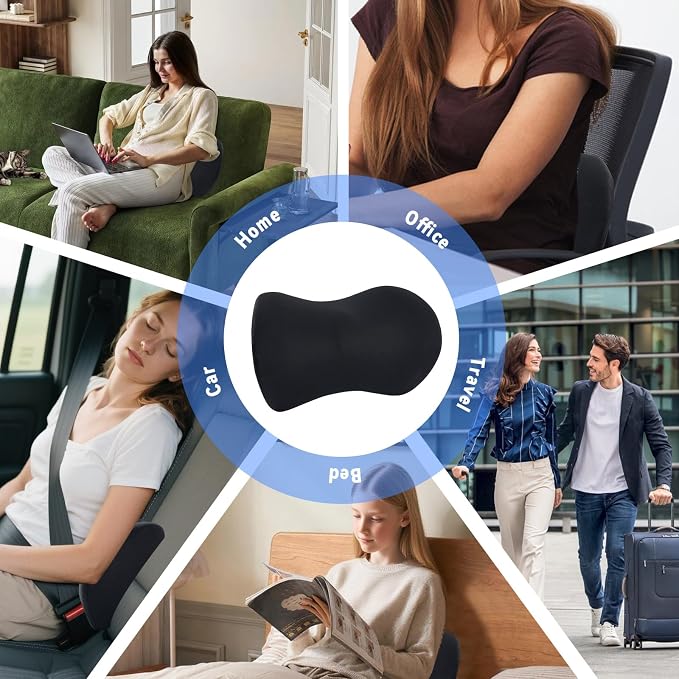 Lumbar Support Pillow for Office Chair and Car Seat, Lumbar Pillow - Image 6
