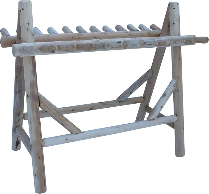 22-Place Freestanding Ski Log Racks, Pole Ski Holders, Garage Racks - Image 6