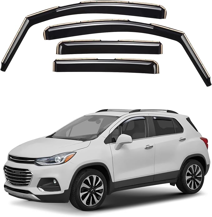 Window Deflectors Smoke Tinted In-Channel Side Window Vent Visor Deflectors by Unknown