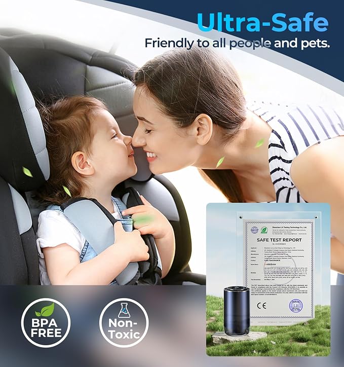 【Smart Misting Freshener·AI Auto On/Off】AREDAN Essential Oil Car Air - Image 6