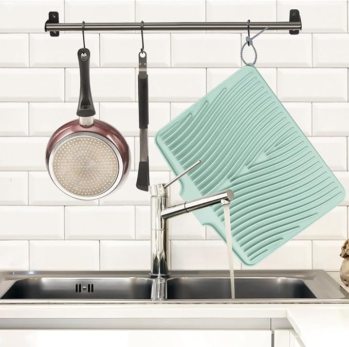 Silicone Dish Drying Mat, Stone Drying Mat - Image 3