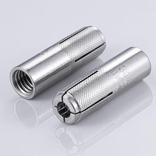 Wensilon 5/16"-18 Premium Stainless Steel Drop in Anchors Assortment, Knurled - Image 3
