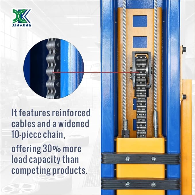 XK-1500 Auto Lift Car Lift Capacity 15000 Lbs Two Post Truck Hoist - Image 4