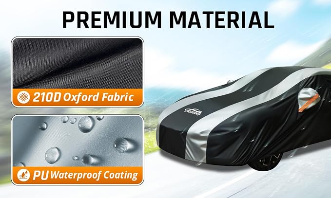 Small Car Cover Waterproof All Weather Protection - Image 2