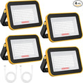 4 Pack Work Light Portable SMD LED Super Bright Rechargeable Flood Light by TSUNESLUX