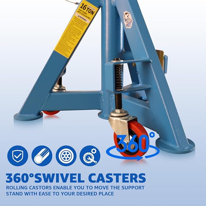 HKTE 16 Ton Heavy Duty Jack Stand - Image 3