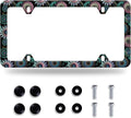 Mandala Flower License Plate Frame License Plate Stainless Steel Parts Funny by GORSNKYE