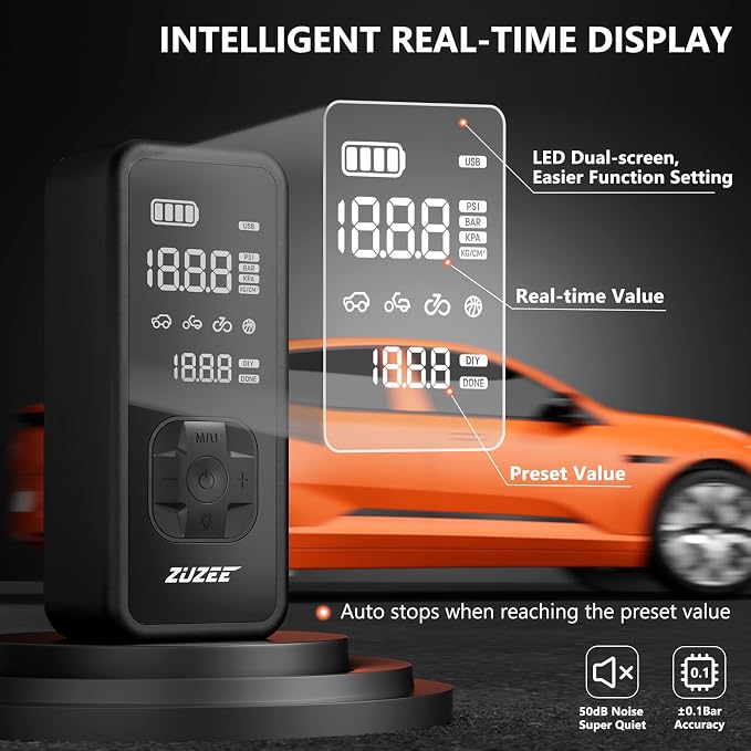 Tire Inflator Portable Air Compressor - Image 5