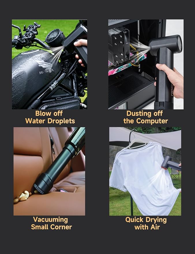 Jet Fan MAX - KiCA Jetfan Car Air Blower and Vacuum Turbo Fan, Electric - Image 6