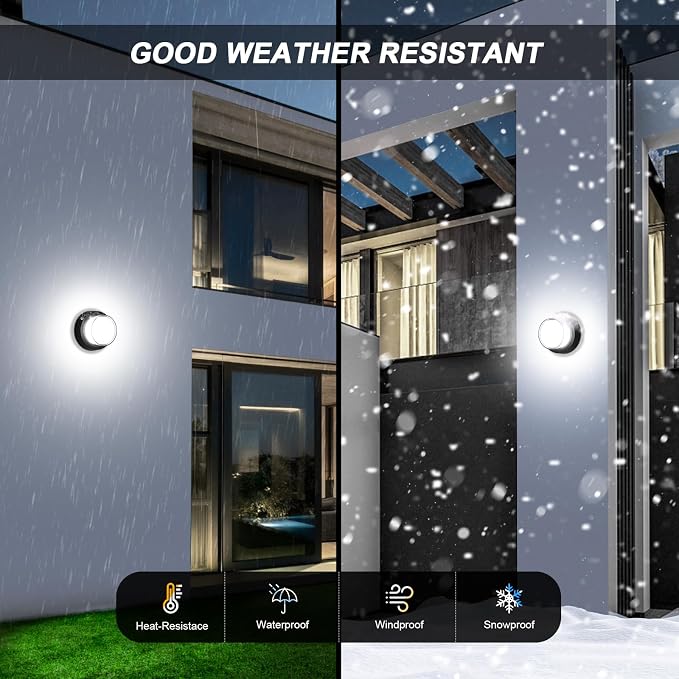 Outdoor LED Flood Lights, Waterproof Modern Exterior Wall Light, 12W Anti Rust - Image 3