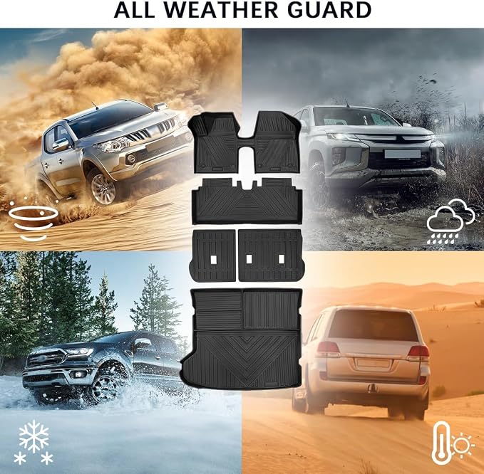 Car Floor Mats Compatible with Kia Ev6 2022 2023 2024 2025 All-Weather Guard - Image 6