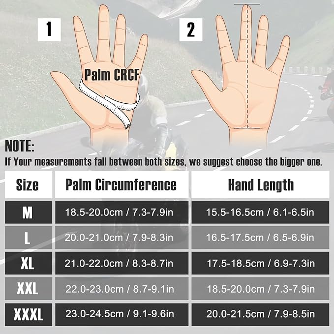 COFIT Motorcycle Gloves for Men and Women, Full Finger Touchscreen Motorbike - Image 5