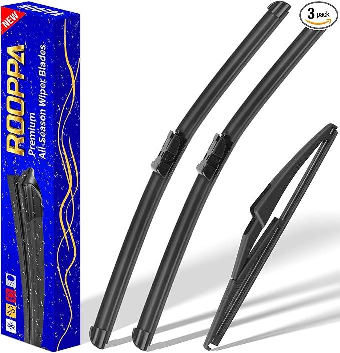 3 wipers Replacement for 2015-2020 2021 2022 2023 jeep renegade, Windshield by ROOPPA