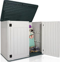 47 Cu ft Outdoor Storage Shed, Resin Outdoor Storage Box by Plainsity