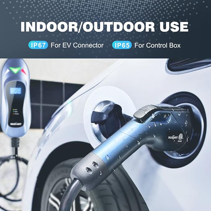 Level 2 EV Charger, 40 Amp, 240 Volt, 25ft Cable, Electric Vehicle Portable - Image 4