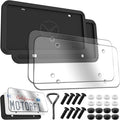 2 Pcs Silicone License Plate Frames by MotorFi