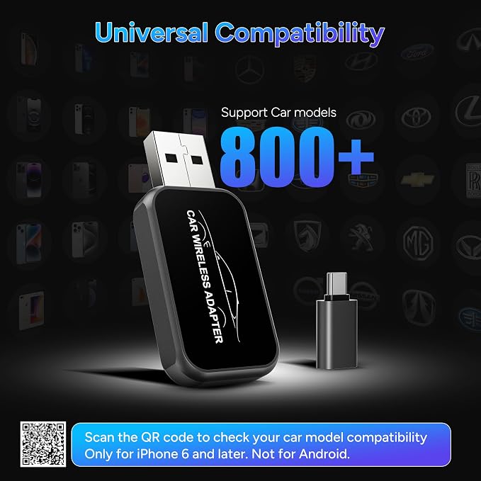 Wireless Carplay Adapter for iPhone 2025 Upgrade Wired to Wireless, No Latency - Image 7