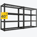 REIBII 40" W Garage Shelving 2240 LBS Storage Shelves Adjustable Metal Shelving by REIBII