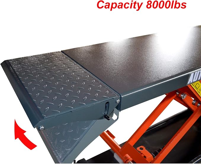 Mid Rise Scissor Lift 8000lbs Penumatic Release Auto Lift 220V/1PH Automotive - Image 3