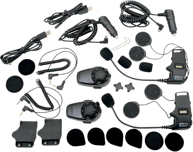 Sena SMH10D-10 Motorcycle Bluetooth Headset/Intercom Communication System - Image 2