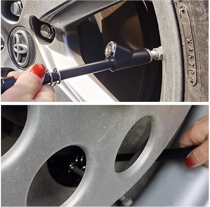GODESON Dual Head Tire Pressure Gauge, Heavy Duty Pencil Tire Gauge Range - Image 6