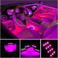 Car LED Strip Light, EJ's SUPER CAR 4pcs 36 LED Car Interior Lights Under Dash by EJsSUPERCAR