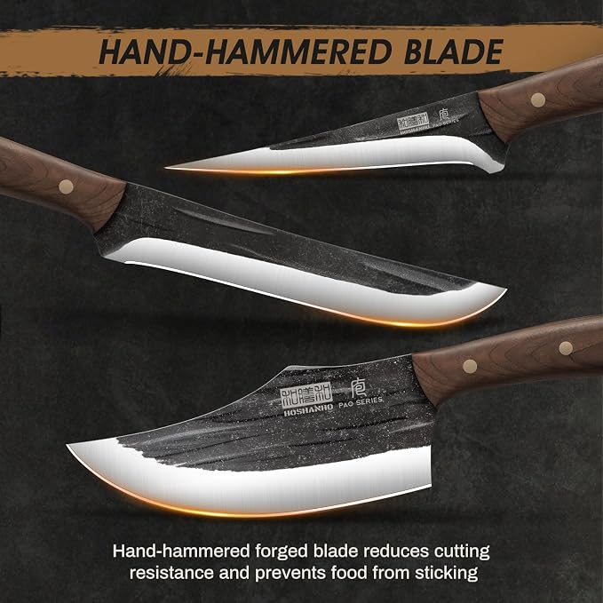 Butcher Knife Set, Hand Forged Butcher Chef Knife Set - Image 3