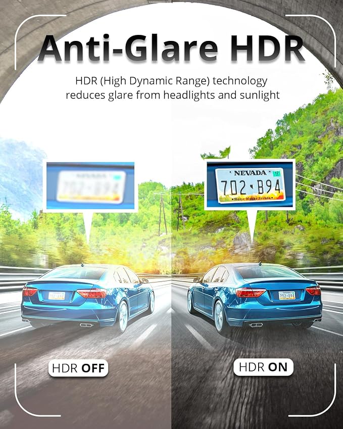 MAGELLAN 3 Channel 4K Dash Cam for Cars, 4K Front + 2K Wide Angle + 2K Rear - Image 5