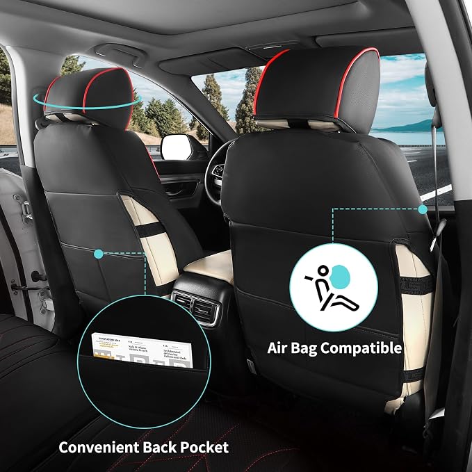 for Honda CRV Seat Covers Custom Fit 2017-2022 EXL EX LX Sport, Hybrid - Image 8