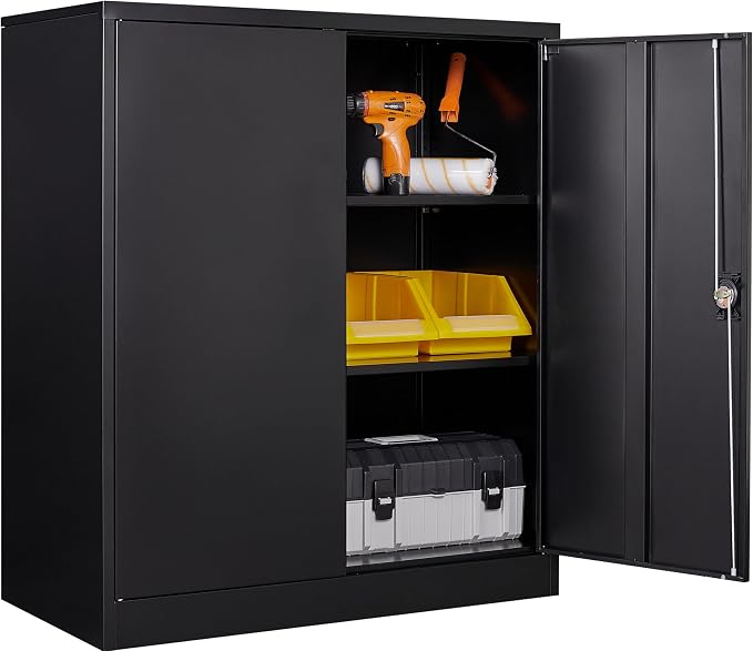 SISESOL Small Metal Storage Cabinet by SISESOL