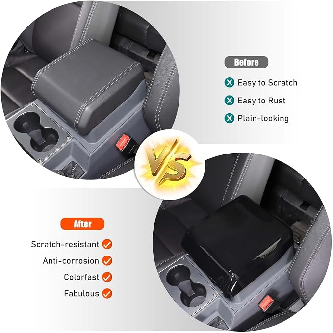 Armrest Box Cover Center Console Pad Compatible - Image 2