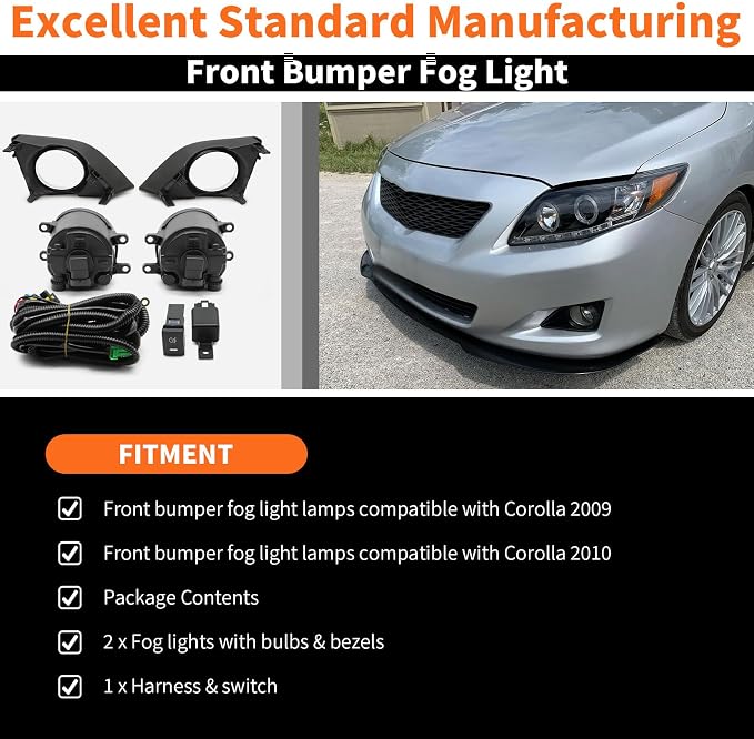 Fog Light Assembly Compatible - Image 2