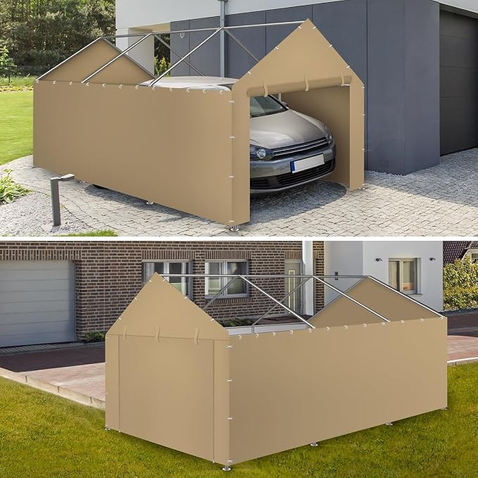 Carport Replacement Tarp Canopy, Sidewall Panel - Image 5