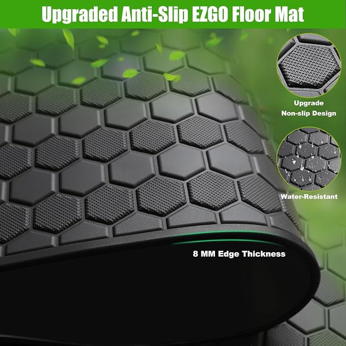EZGO TXT Golf Cart Full Coverage Floor Liner Mat, fits EZGO TXT, Express S4 - Image 3