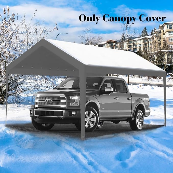 Rutile 10 x 20 FT Carport Replacement Cover - Image 5