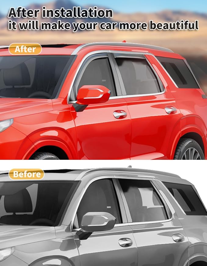 in-Channel Window Rain Guards Fit - Image 5