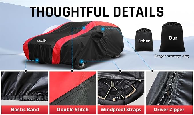 Hatchback Car Cover All Weather Protection - Image 4
