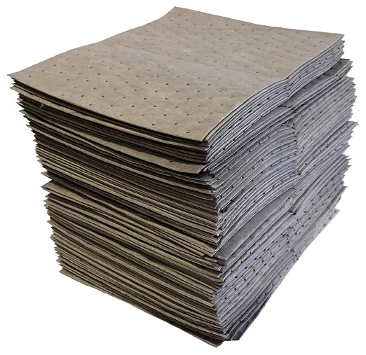 Oil-Dri L91001 15" W x 19" L Universal Middle Weight Bonded Perforated Pads - Image 3