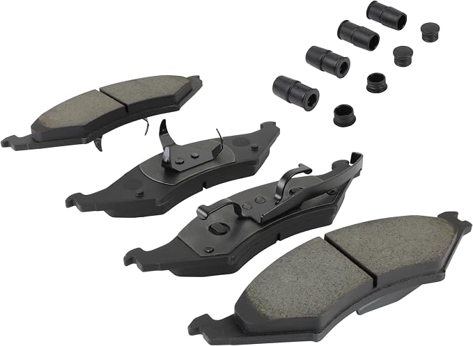 Premium Semi-Metallic Front Brake Pads Compatible - Image 2
