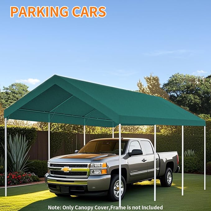 10'x20' Carport Replacement Top Canopy Cover - Image 5