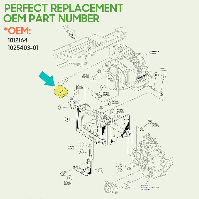 10L0L Motor Mount Vibration Dampener Engine Snubber - Image 6