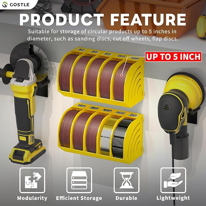 5 Inch Professional Sanding Discs Storage Bins - Image 2