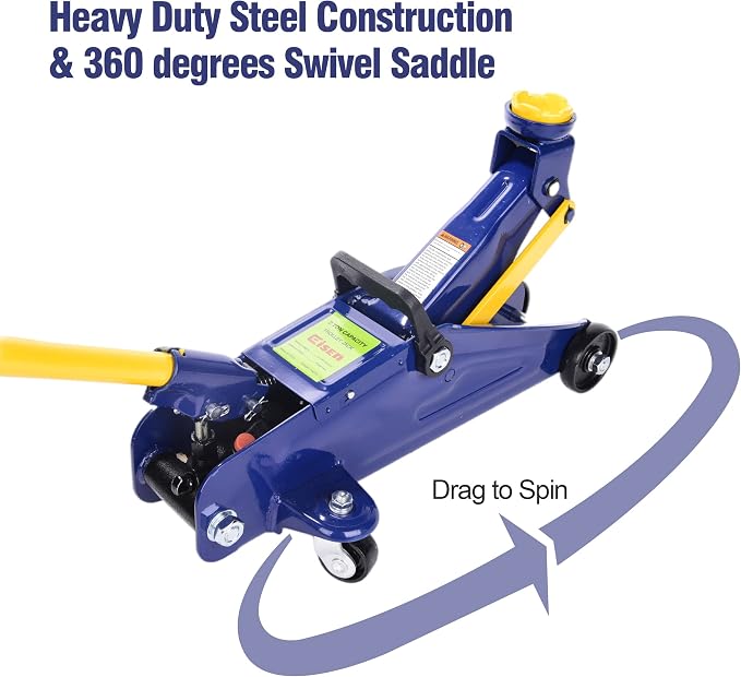 Aain 2 Ton Heavy Duty Floor Jack, Hydraulic Low Profile Trolley Service Floor - Image 4