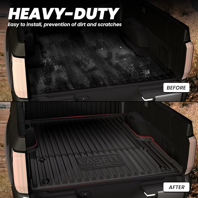 LASFIT Bed Mat for Toyota Tundra 2025 2024 2023 2022 Truck Bed, All Weather 5.5 - Image 5
