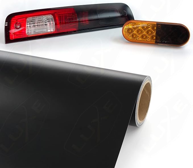 Luxe LightWrap Dark Smoke Stealth Universal Headlight Tail Light Tint Kit - Image 2