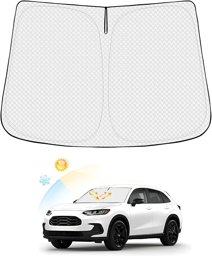 Windshield Sun Shade for Honda HR-V 2023-2025 2026 HRV Accessories Thicken by Canvcle