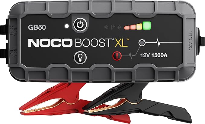 NOCO Boost GB50: 1500A UltraSafe Jump Starter – 12V Lithium Battery Booster Pack by NOCO
