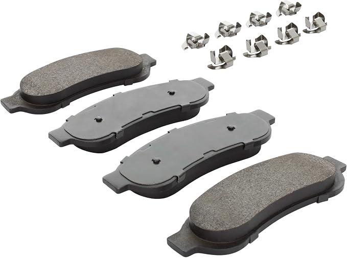 Premium Semi-Metallic Rear Brake Pads Compatible - Image 2